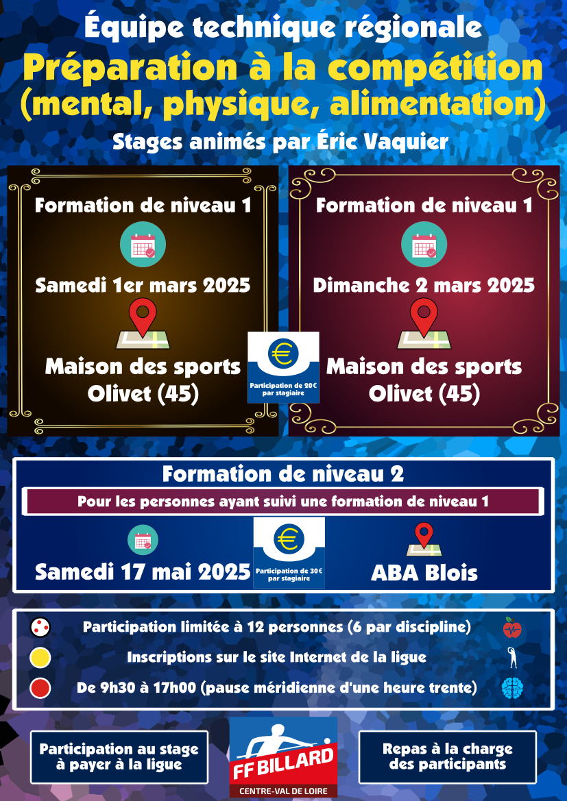 ETR LBCVL Affiche Stage Preparation Competition 1